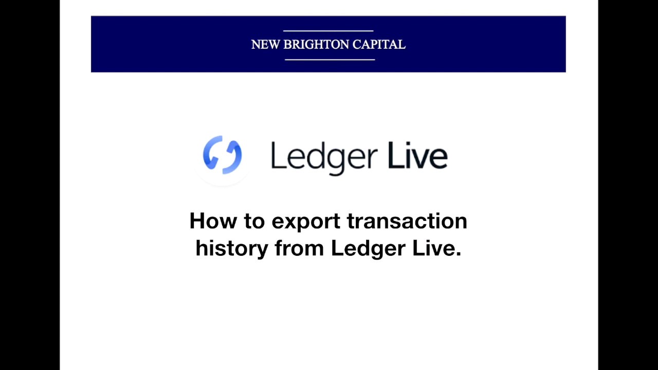 Be able to export the transactions. · Issue # · LedgerHQ/ledger-live-desktop · GitHub