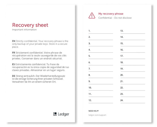 How To Backup Your Ledger Nano S/X - CryptoSec