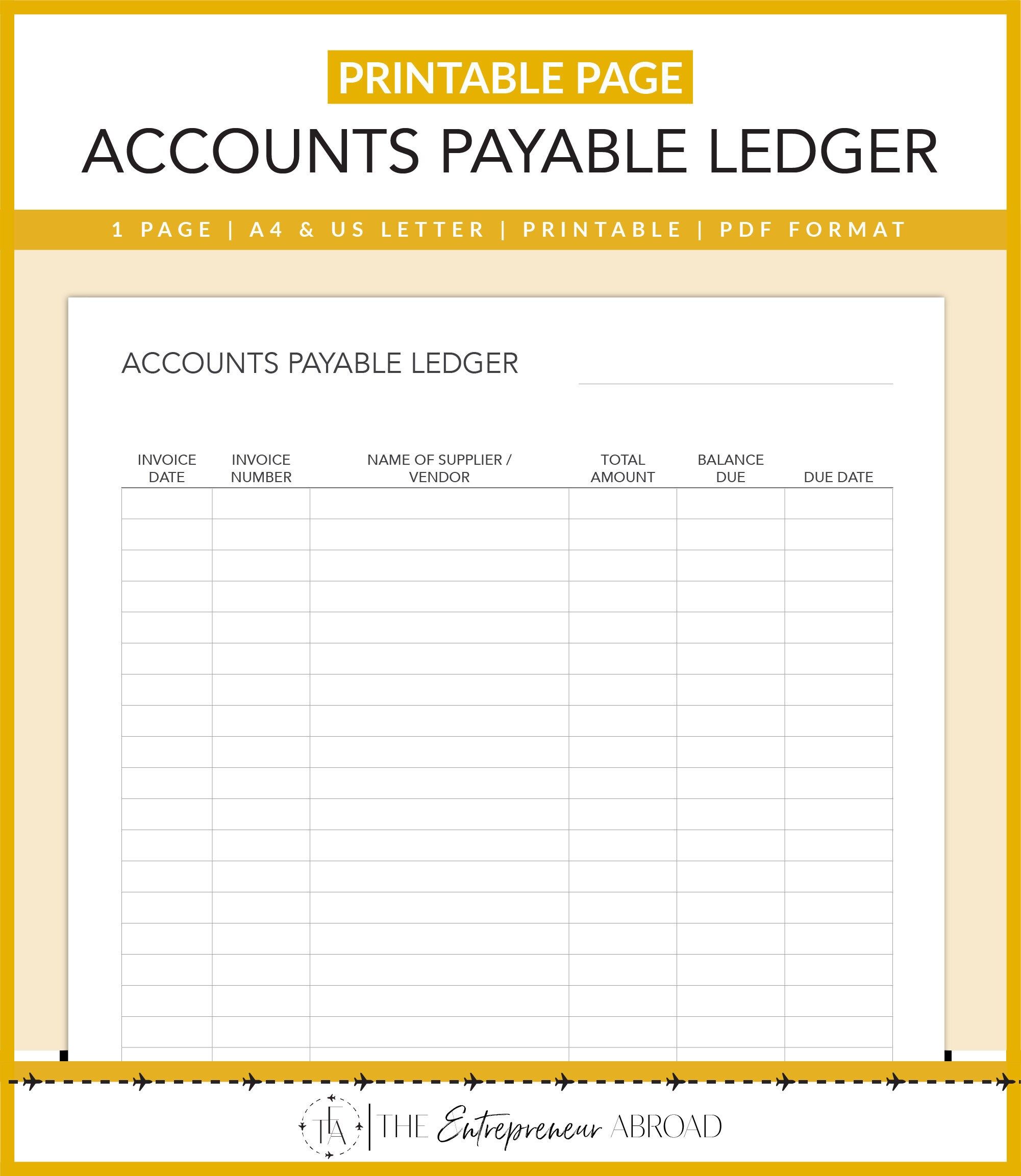 Why Does the AP Ledger Require a Subsidiary Ledger? | Small Business - ostrov-dety.ru