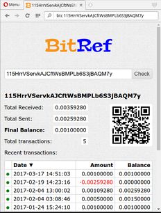 Check Bitcoin Wallet Address Balance - Online Tool | BitRef