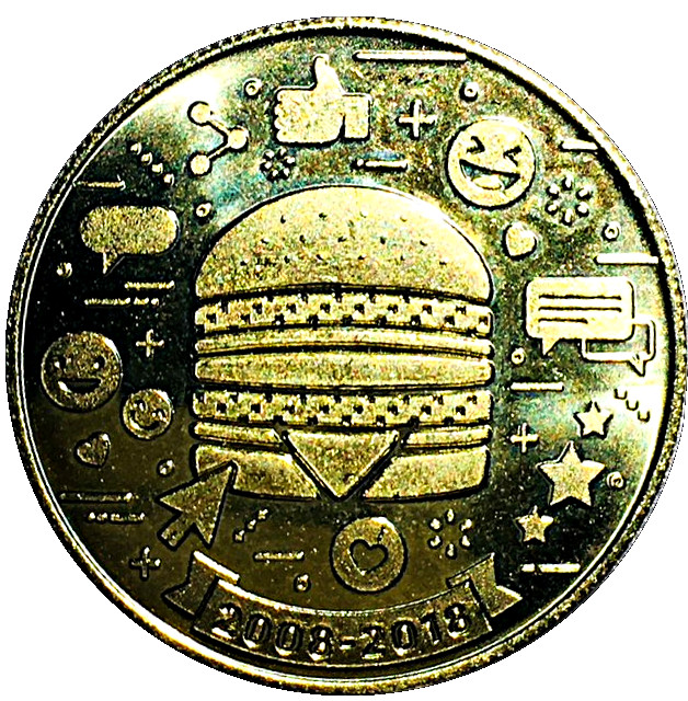 MCDONALD’S ISSUES 50TH ANNIVERSARY BIG MAC COINS