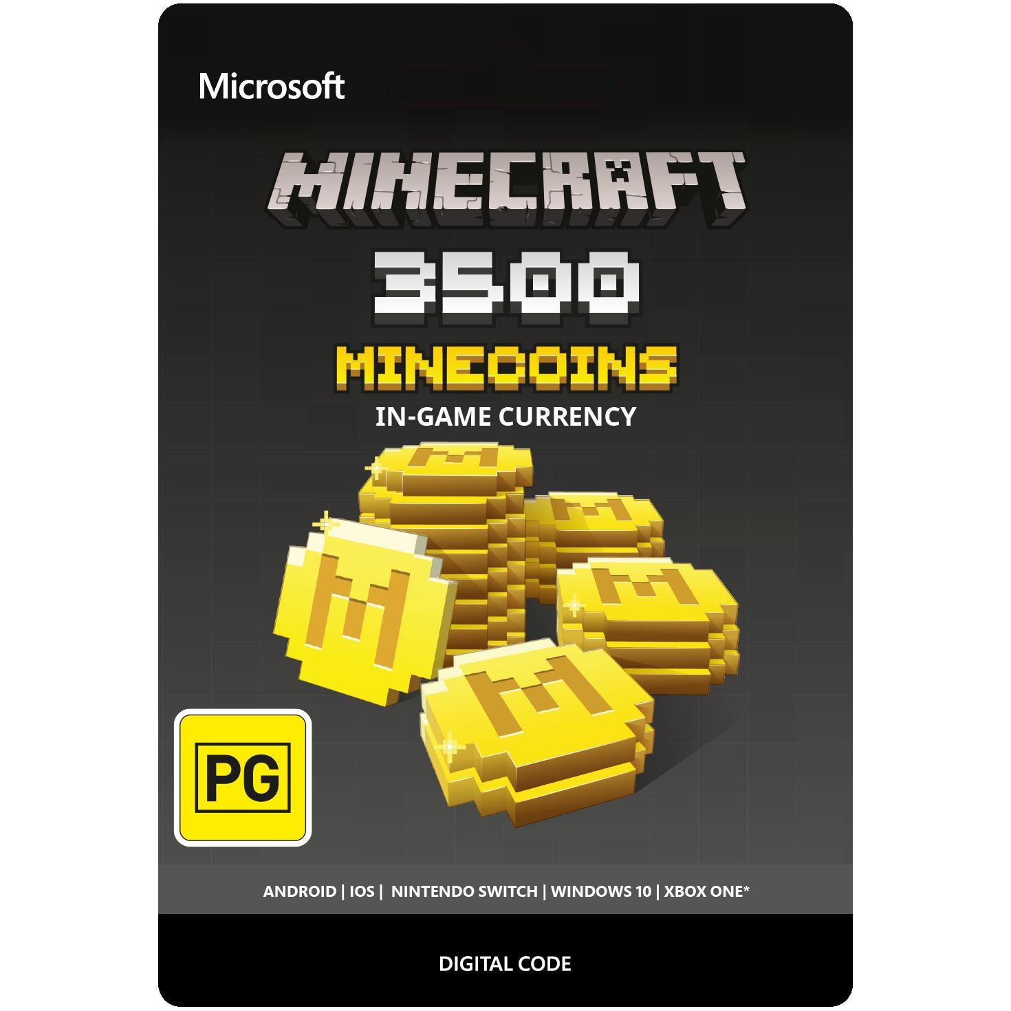 Microsoft Minecraft Gift Card, Mine Coins, , $ | Gift Cards | Walt's Food Centers