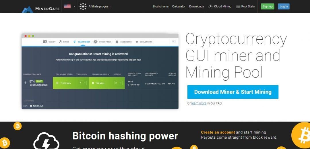 MinerGate - Cryptocurrency mining pool & easiest GUI miner