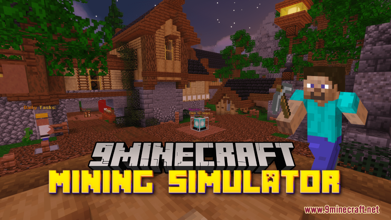 Mining Simulator Minecraft PE Map