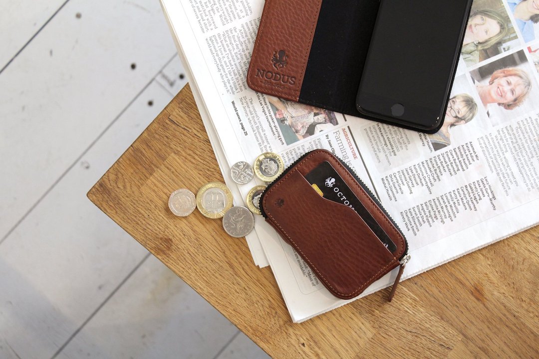 Zipper coin wallet from NODUS has ample room in a small package - Walletopia