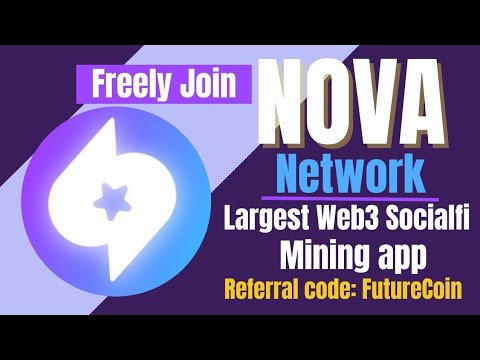 Nova Mining Airdrop » Claim free NOVA tokens (~ $5 + ref)