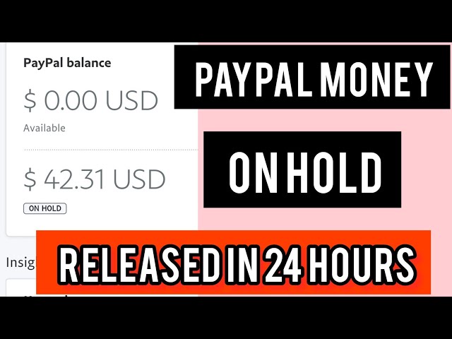 How can I release my payment(s) on hold? | PayPal IN