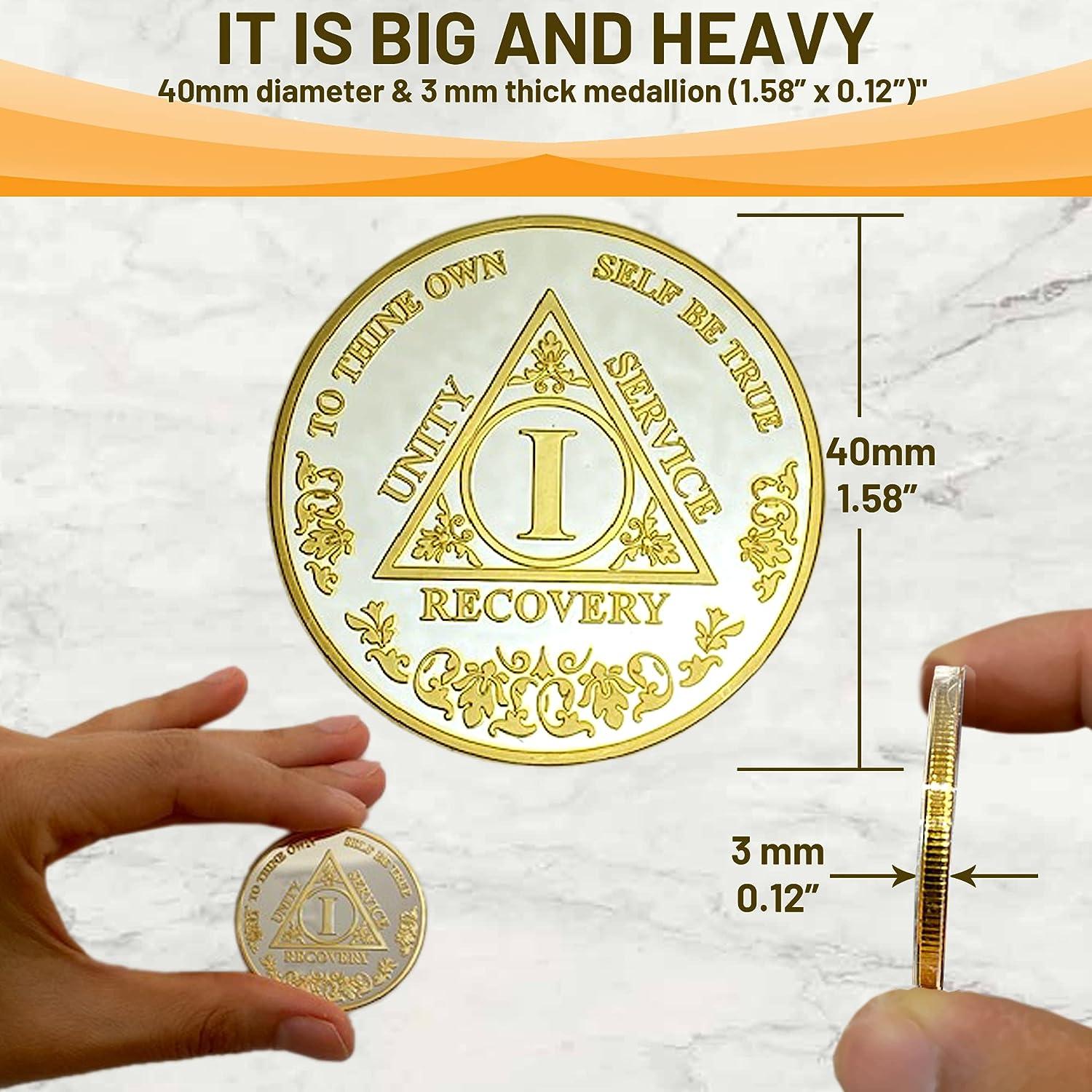 AA 12 Step Recovery Medallions | Sobriety Chips and Coins