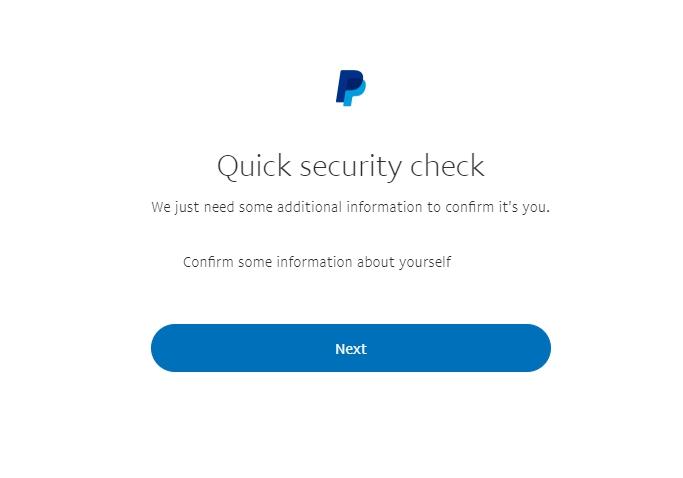 Why do I have to complete a security check? | PayPal US