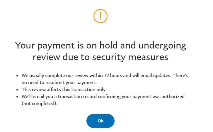 Why do I have to complete a security check? | PayPal US