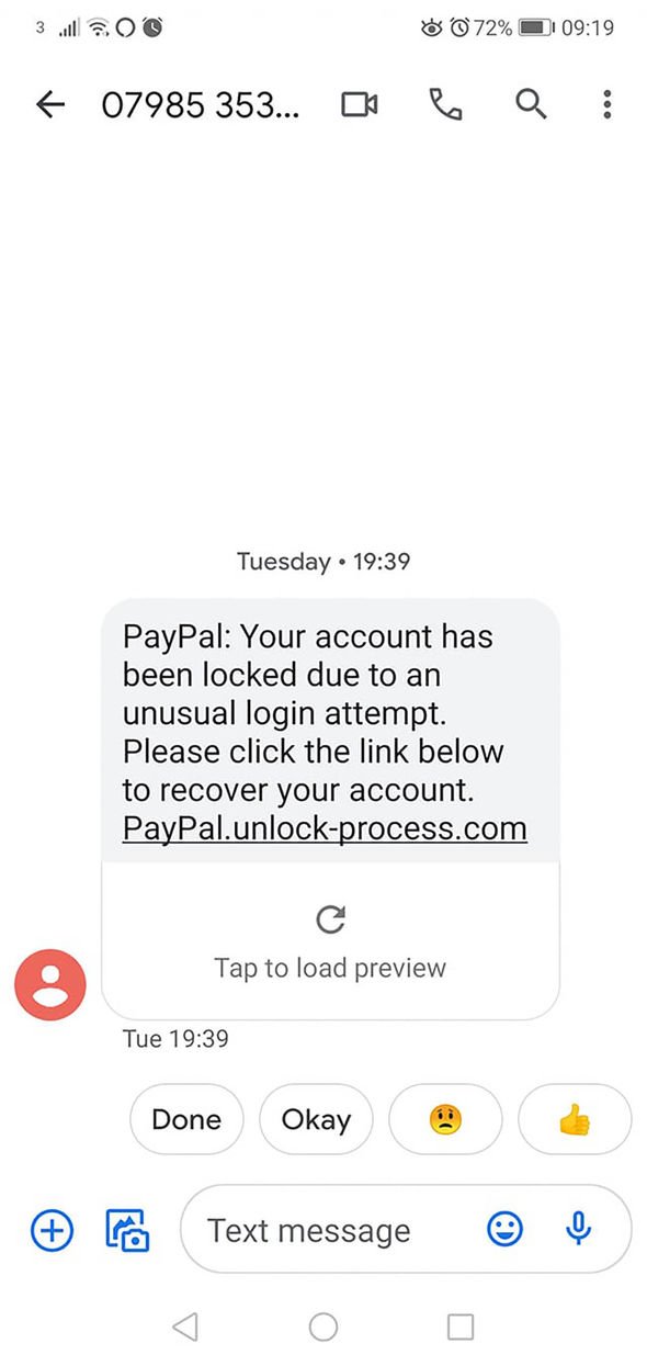 PayPal Text Message Scam | Trend Micro News