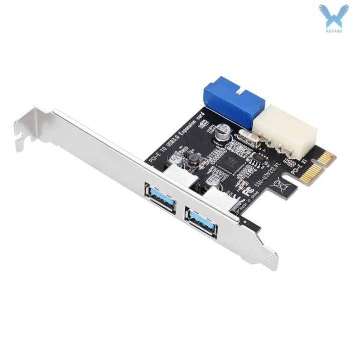 ST PEXUSB3S PCIe card, 2 port USB , optional low profile at reichelt elektronik