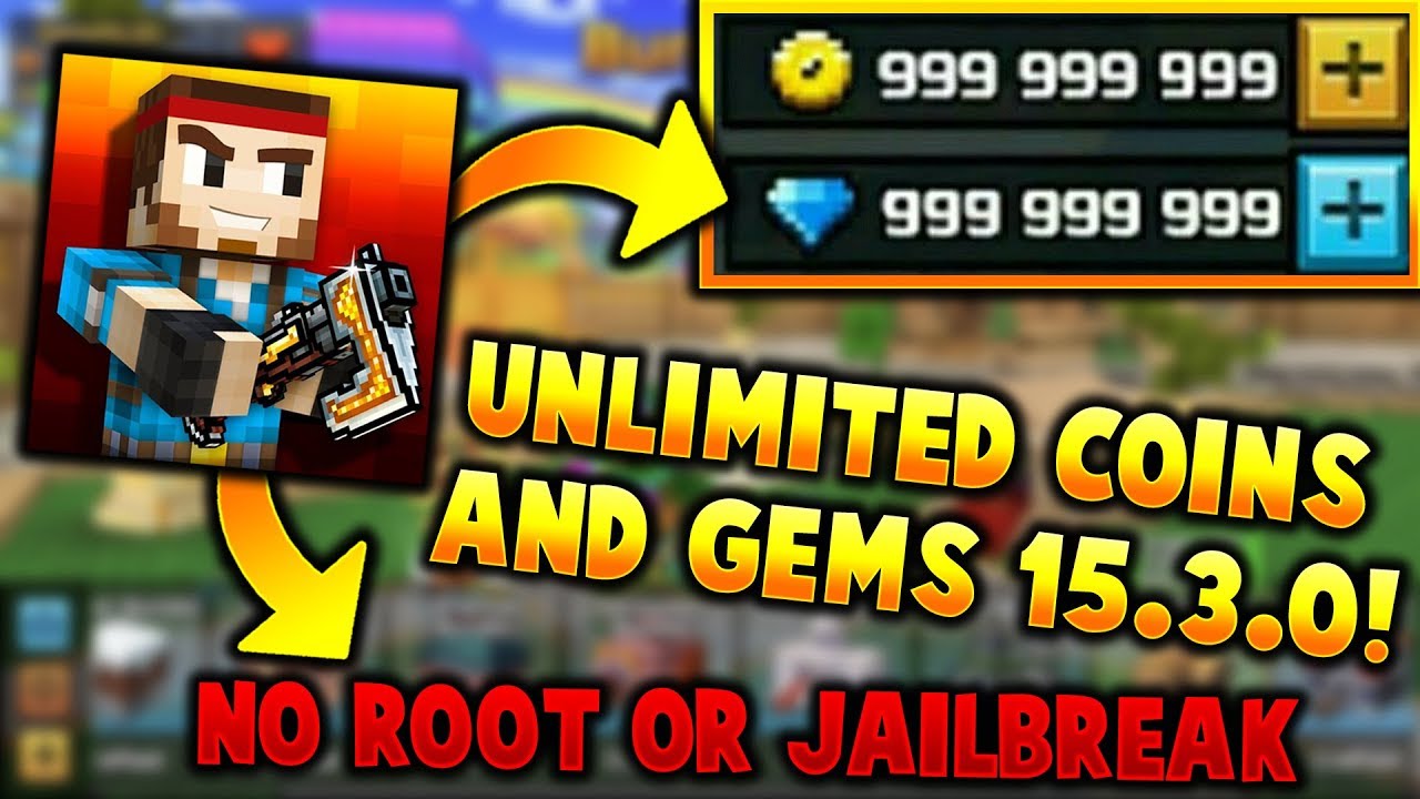 Download Pixel Gun 3D Mod and Hack - Unlimited Money Gems Coins Mod APK - old version.