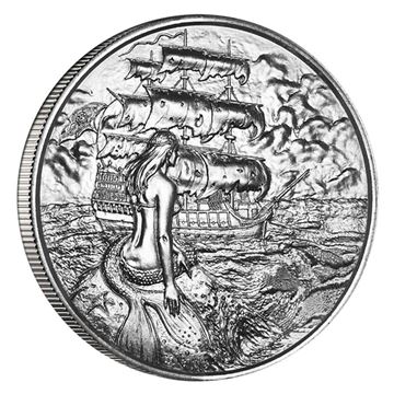 Privateer Series -The Captain Privateer - Ultra High Relief 2 Oz silver coin