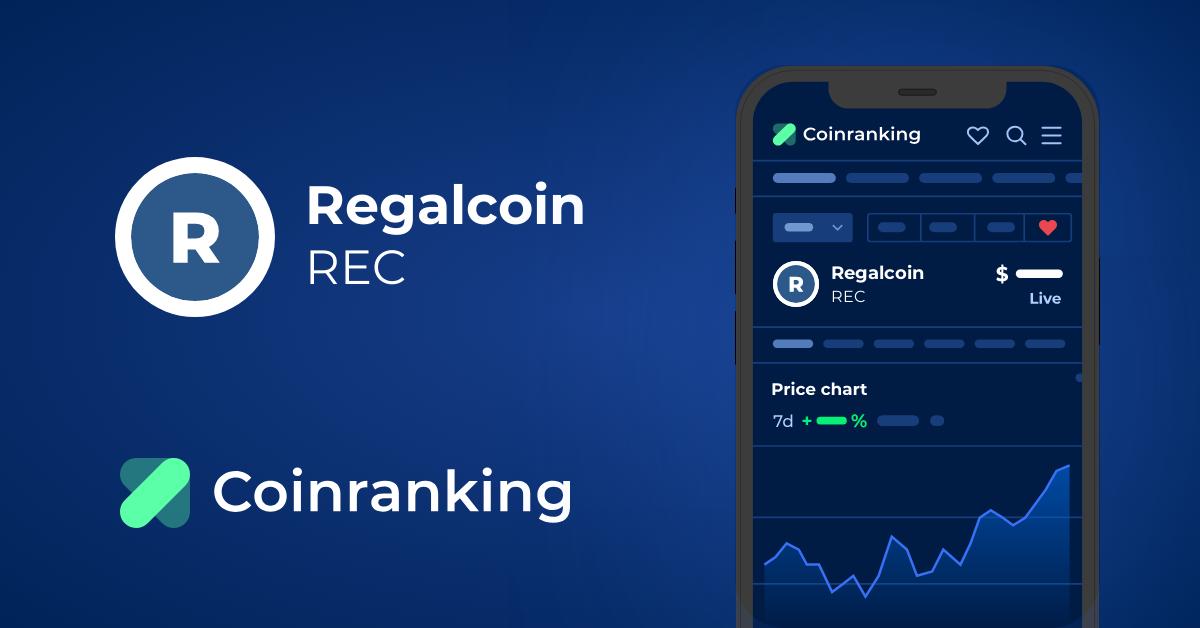 Regalcoin REC: Price, News, Events, Charts, Exchanges