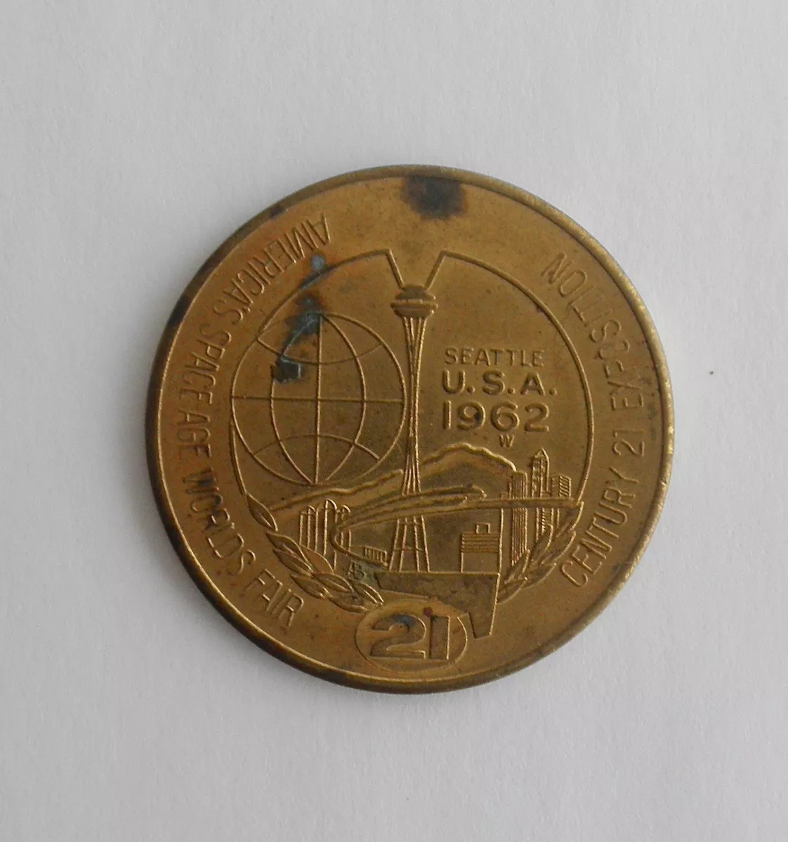 Coin Value: US Seattle World's Fair Century 21 Exposition Medal 