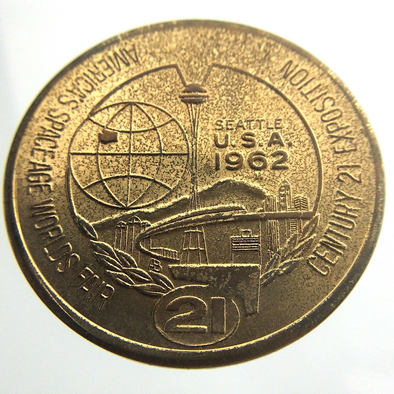 Seattle Worlds Fair Century 21 Exposition Silver Collection - Free Ship US - The Happy Coin