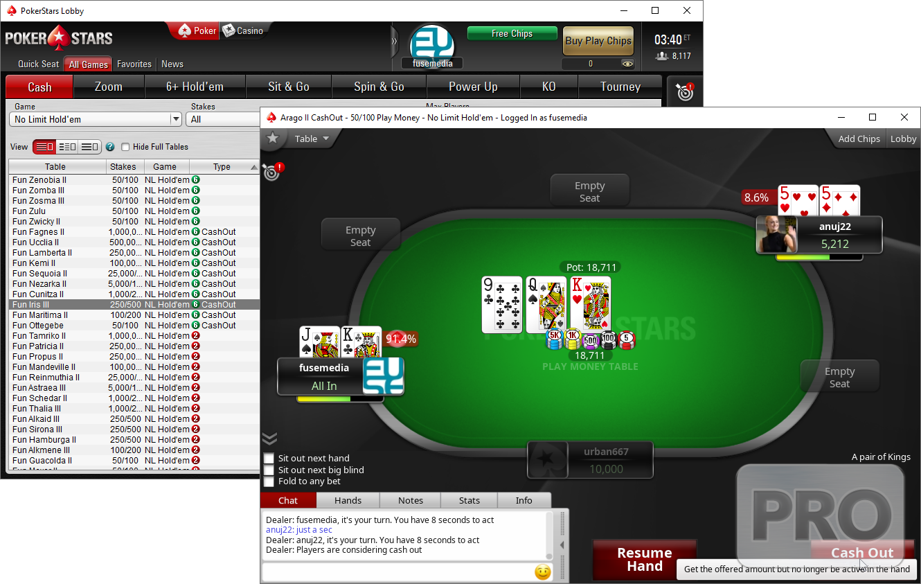 Play Money Chips Purchase Comes to PokerStars Client | Poker Industry PRO