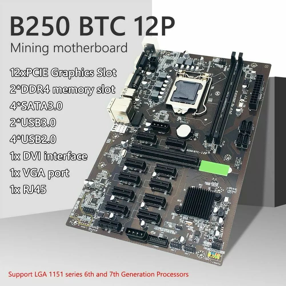 What Is a Cryptocurrency Mining Motherboard?