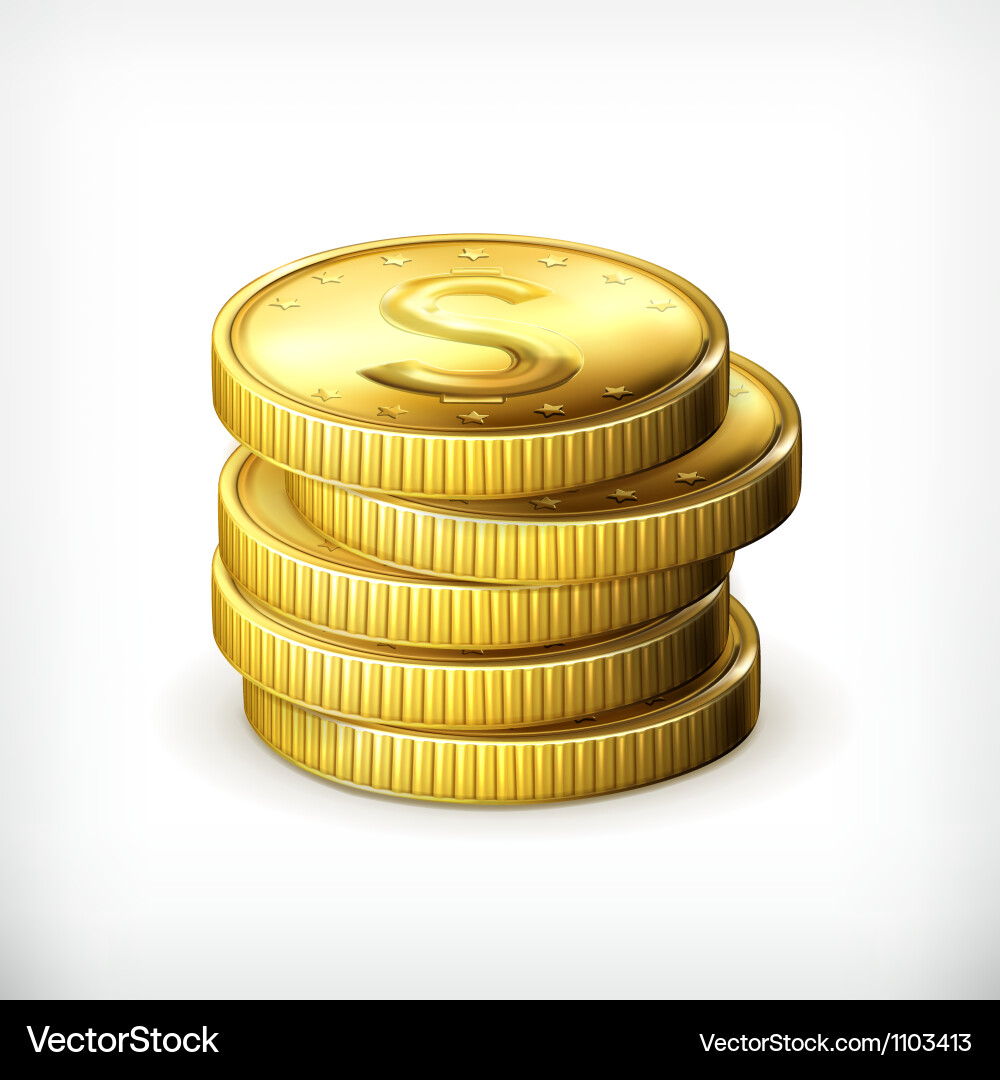 Neatly Stacked Coins Images, Stock Photos, 3D objects, & Vectors | Shutterstock