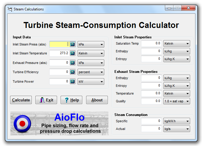 Steam Table Calculator | Superheated Steam Region | Spirax Sarco