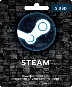 Buy Steam Wallet 5$ - Steam 5 USD (Stockable) US for $