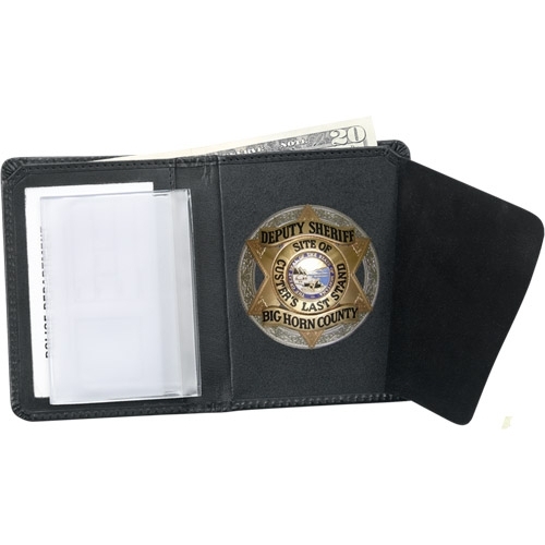 Trifold Badge Wallets Handmade in the USA | We offer Personalization – Bull Sheath Leather