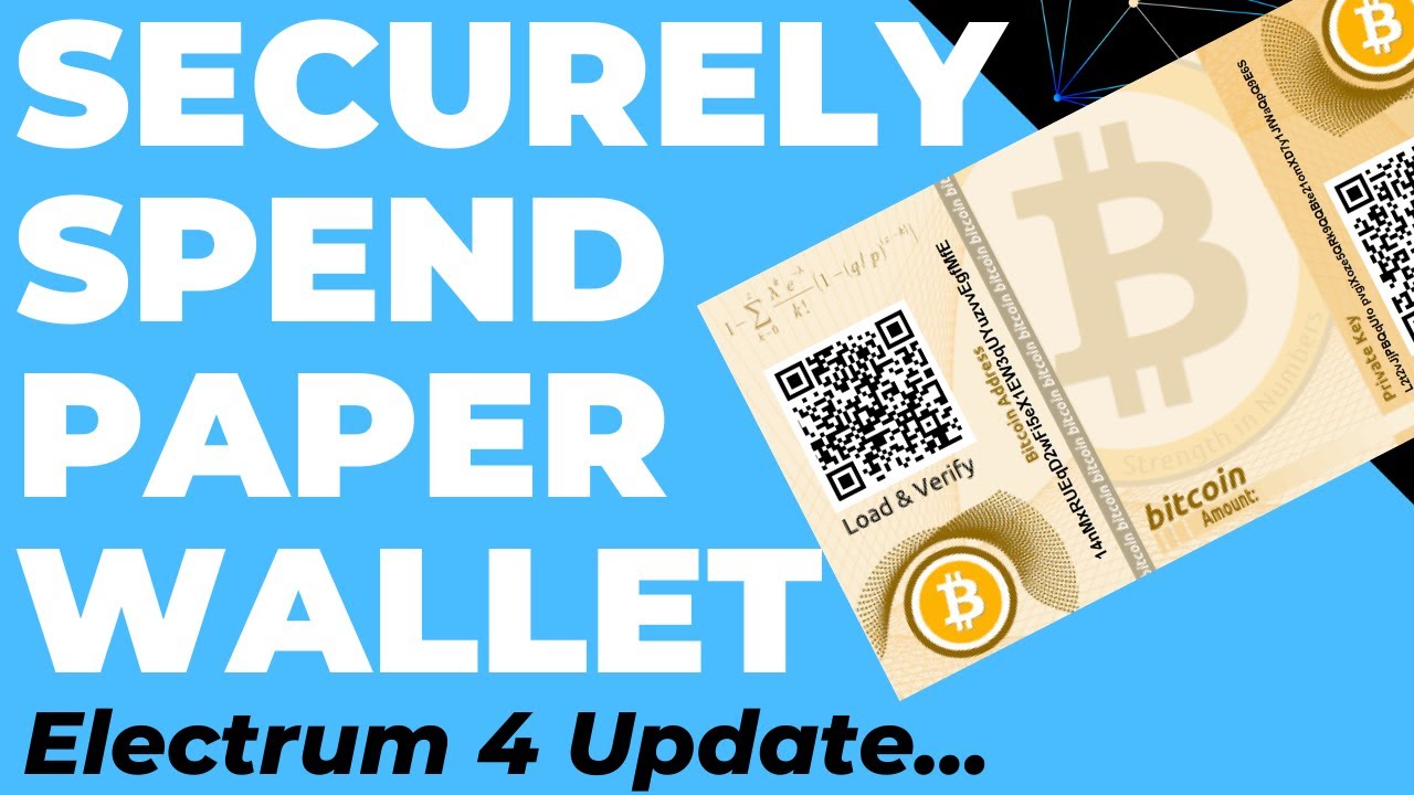 How to Send Bitcoin from a Paper Wallet: 4 Steps (with Pictures)