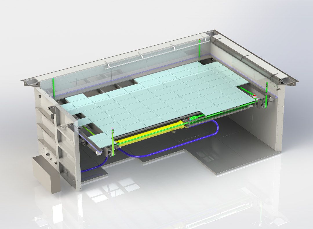 Movable Floor for Pools: pools accessories - Myrtha Pools