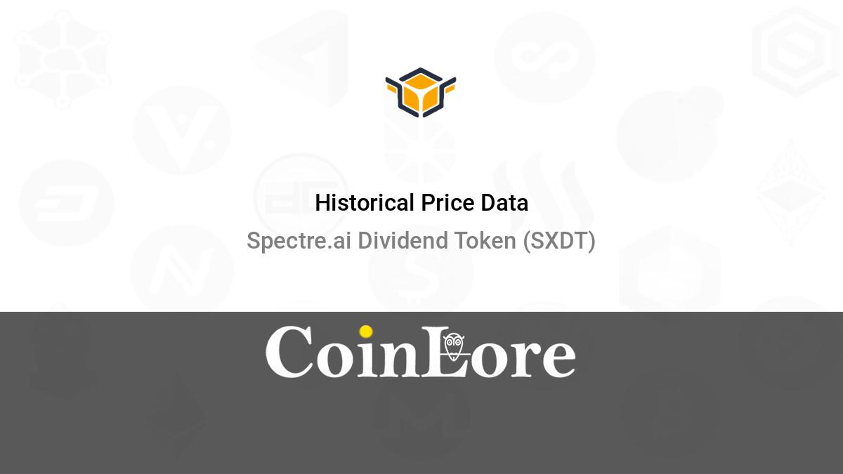 List of SPECTRE Dividend Token (SXDT) Exchanges to Buy, Sell & Trade - CryptoGround