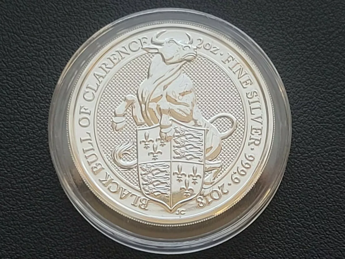 Black Bull of Clarence - Silver Queens Beast From Royal Mint