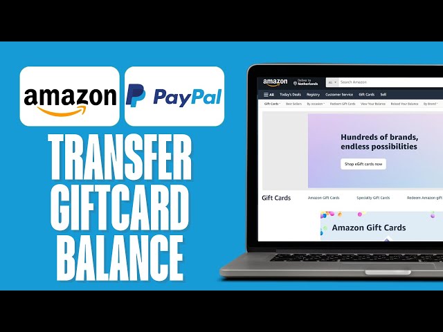 How To Transfer Amazon Gift Card Balance To PayPal - Financial Hint