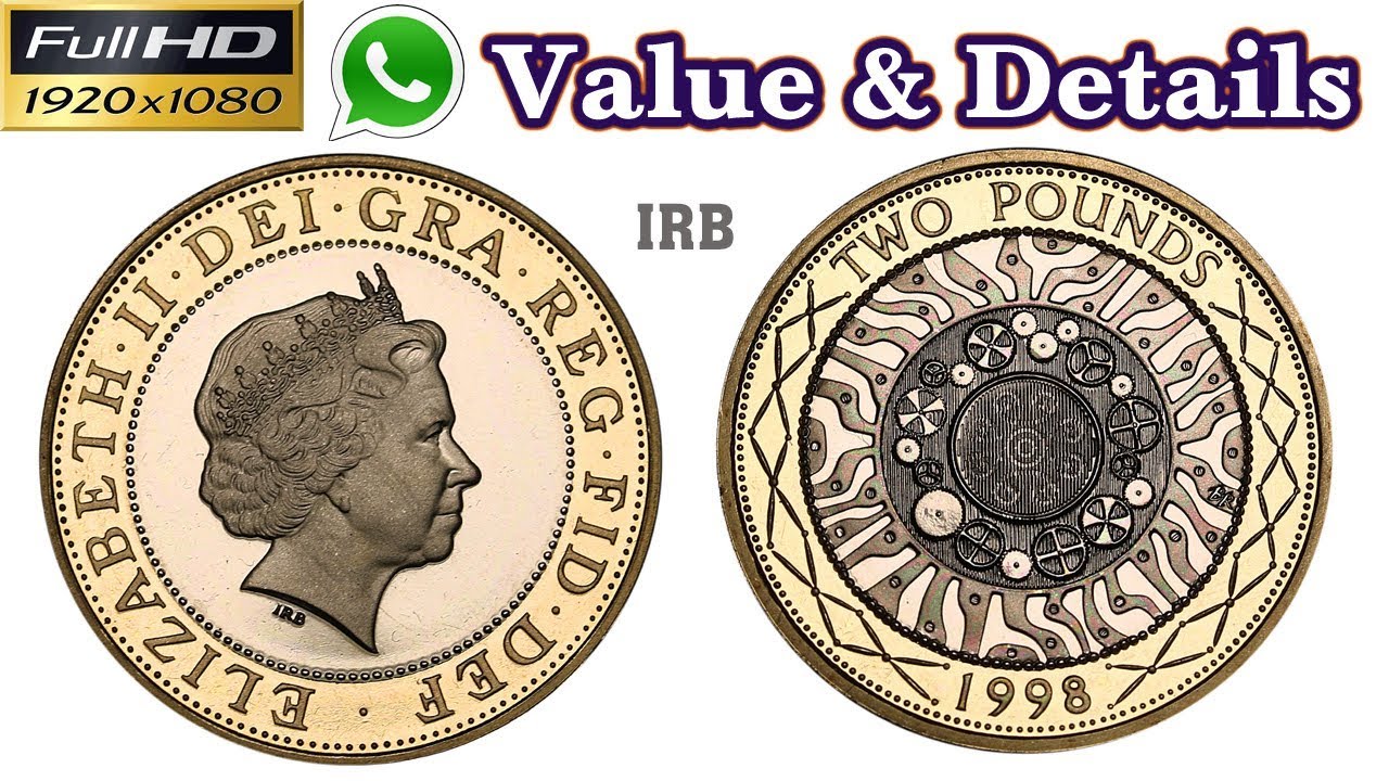 Values of British £2 Two Pound Coins