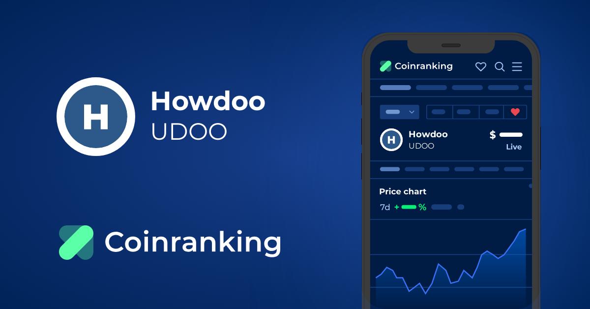 Convert 1 UDOO to USD - Howdoo price in USD | CoinCodex