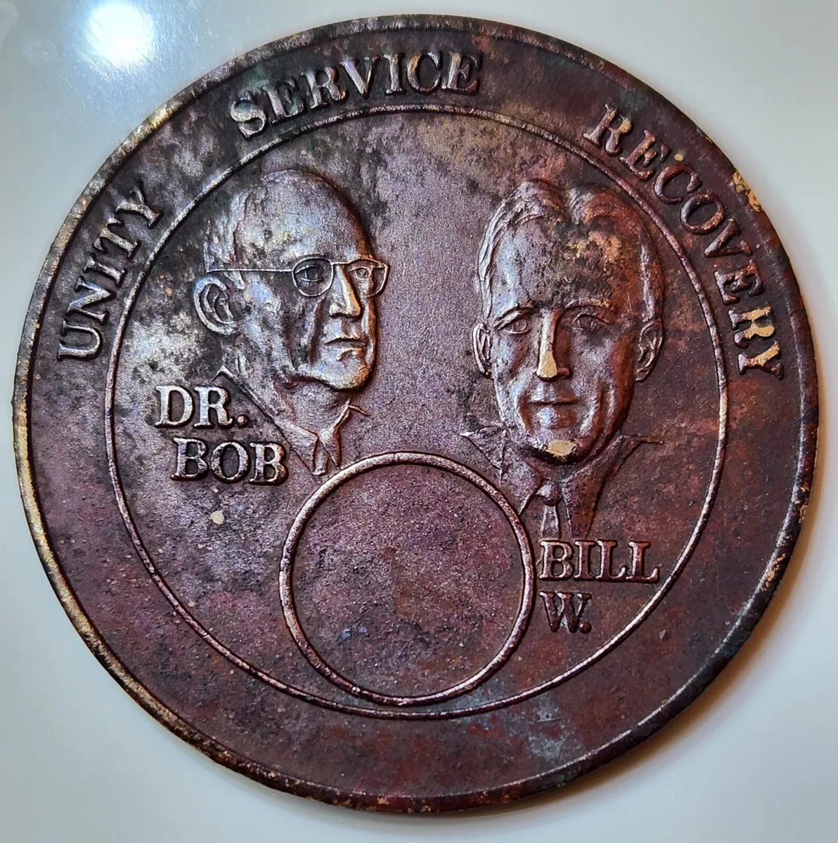 VINTAGE 25 YEAR AA UNITY/SERVICE/RECOVERY ostrov-dety.ru W COIN *RARE MINT STATE MS HIGH GRADE*!!