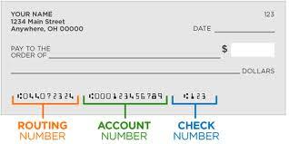 Check Sample and TD Bank Routing Numbers