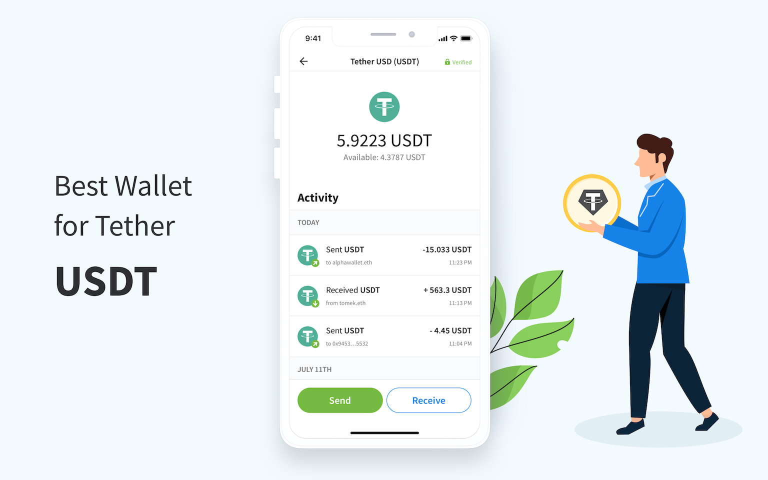 Best USDT Wallet for Android: Download Trustee Plus