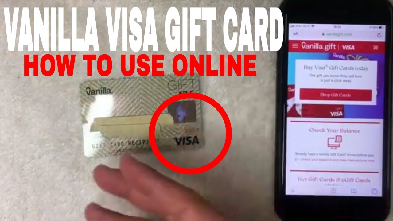 How To Use Vanilla Gift Card Online - Nosh