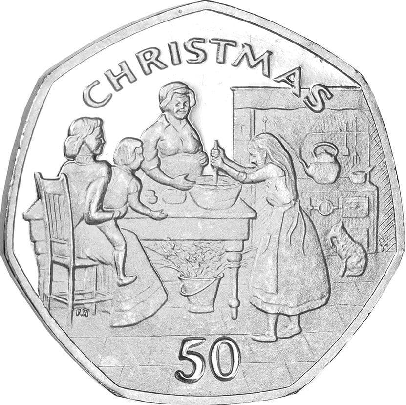 Gibraltar Christmas Circulation 50p - CrawleyCoins