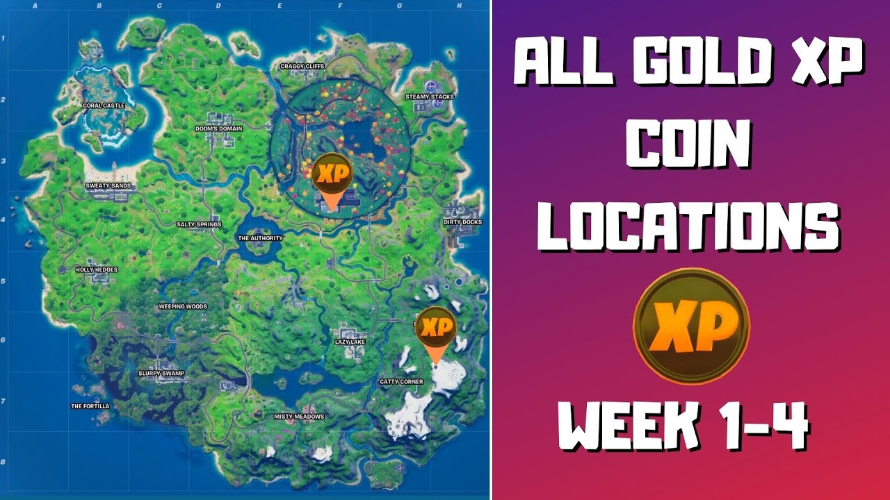 All Fortnite Season 4 Week 1 XP Coin Locations | Game Rant – ostrov-dety.ru