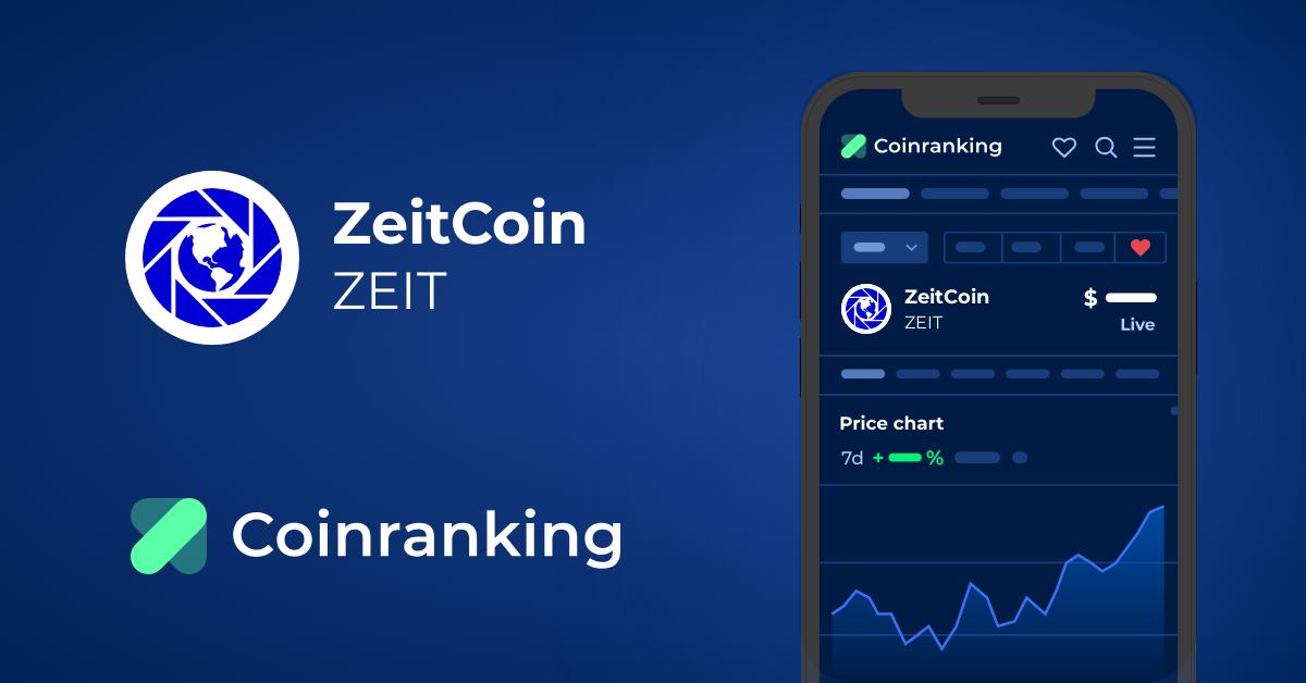 Zeitcoin (ZEIT) Price CAD | News, Trends & Charts | Bitbuy